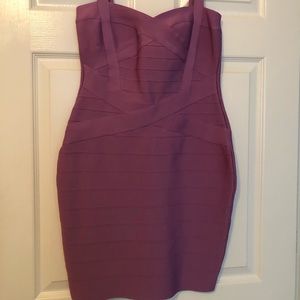 Purple Bandage Dress